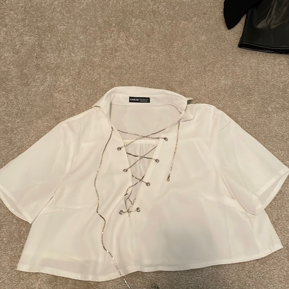 🫖 Crepe crop top 🫖